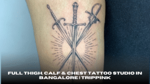 Full Thigh, Calf & Chest Tattoo Studio in Bangalore Trippink